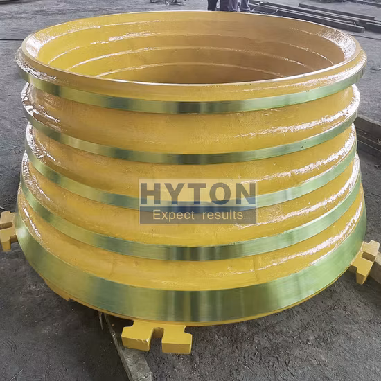 광산 장비 크러셔 부품 Gp500용 맨틀 오목 슈트